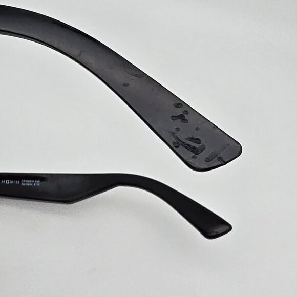 Spy Optic Baxter Gloss Black Frame Blue Mirror Lens Sunglasses Italy 54-20-132 - Picture 4 of 15